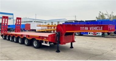 7 Axle Low Bed Trailer will be sent to Nigeria