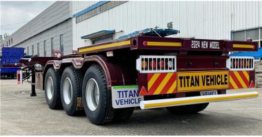 3 Axle Container Chassis Trailer will be sent to Nigeria