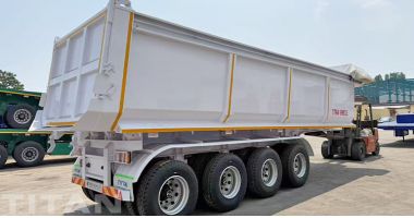 Heavy Duty Hydraulic Tipper Trailers Will Ship to Nigeria