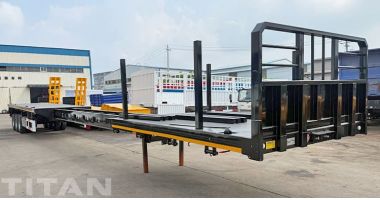48 80 Extendable Flatbed Trailer Will Ship to Nigeria