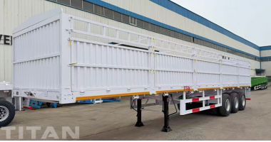 Stake Cargo Semi Trailer with Fence Will Send to Nigeria