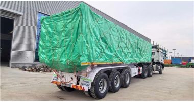 60 Ton Dump Semi Trailer will be sent to Nigeria Lagos