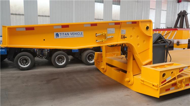 4 Axle 120 Ton Detachable Gooseneck Trailer for Sale In Nigeria
