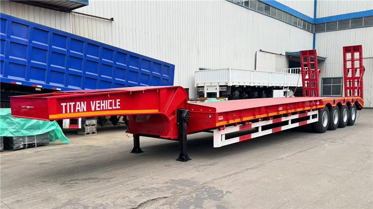 4 Axle Low Loader Semi Trailer for Sale In Nigeria Lagos