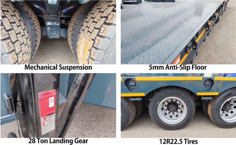 Low Bed Trailer to Transport 80 Ton Machinery for Sale In Nigeria