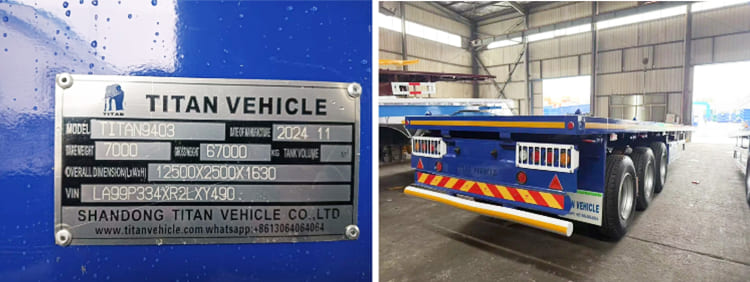 3 Axle Flatbed Trailer for Sale in Nigeria 
