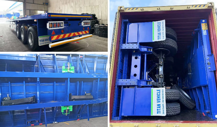 3 Axle Flatbed Trailer for Sale in Nigeria 