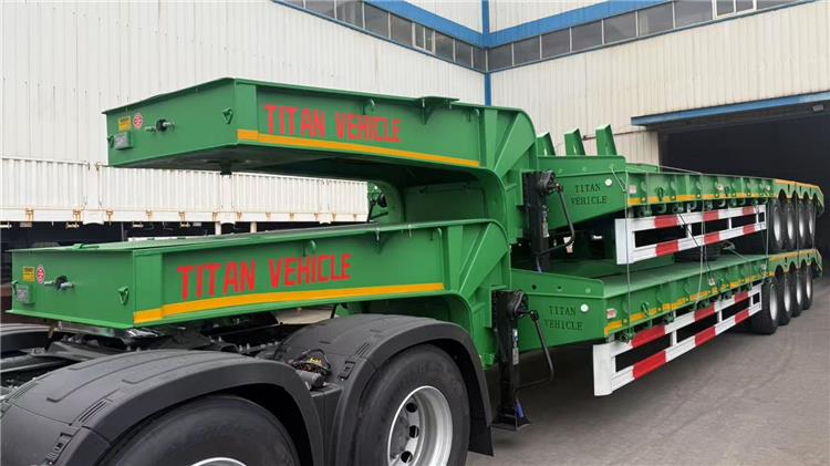 4 Axle 100 Ton Lowbed Trailer for Sale In Lagos Nigeria