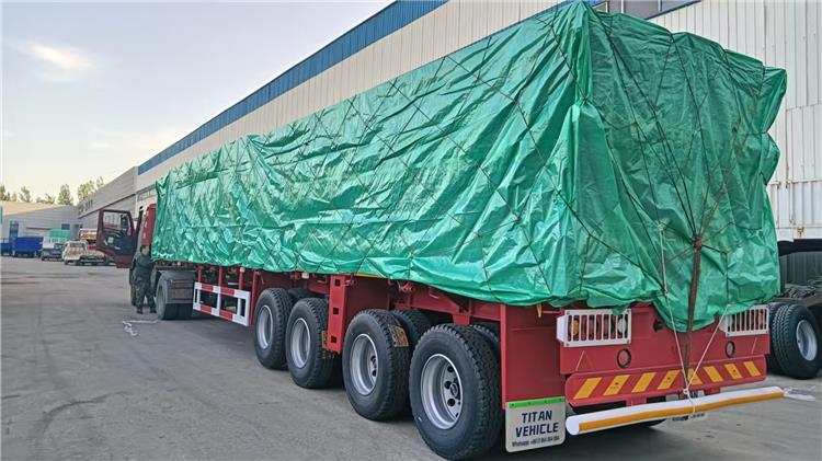 4 Axle Flatbed Shipping Container Trailer for Sale In Nigeria Lagos