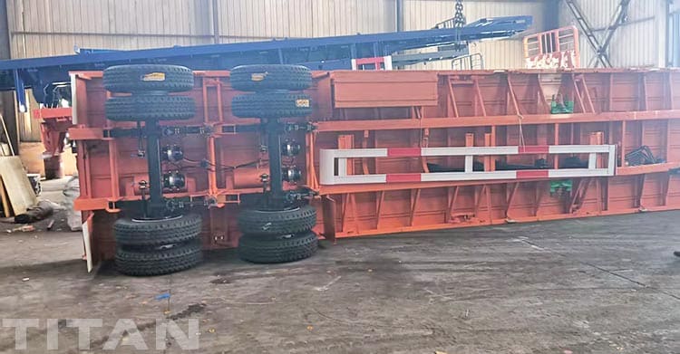 40Ft Flatbed Semi Trailer with 3 Axles for Sale in Nigeria