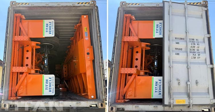 40Ft Flatbed Semi Trailer with 3 Axles for Sale in Nigeria
