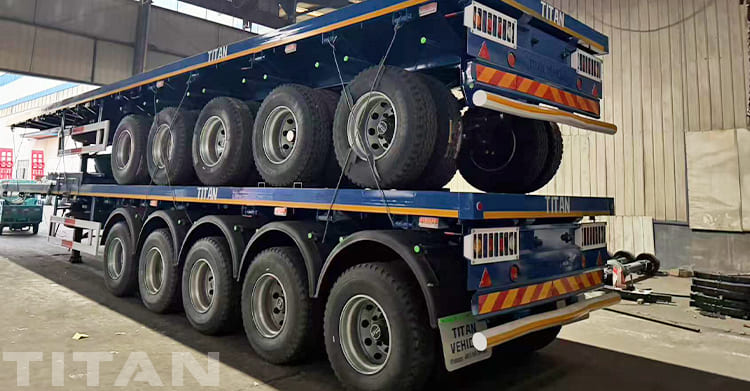 China Flatbed Trailer for Sale in Nigeria