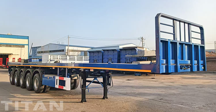 China Flatbed Trailer for Sale in Nigeria