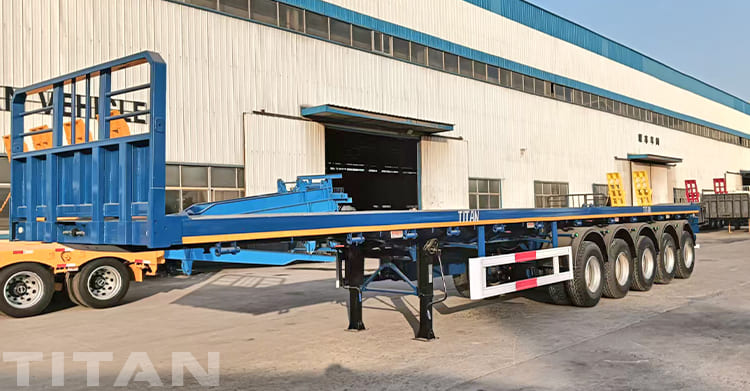 China Flatbed Trailer for Sale in Nigeria