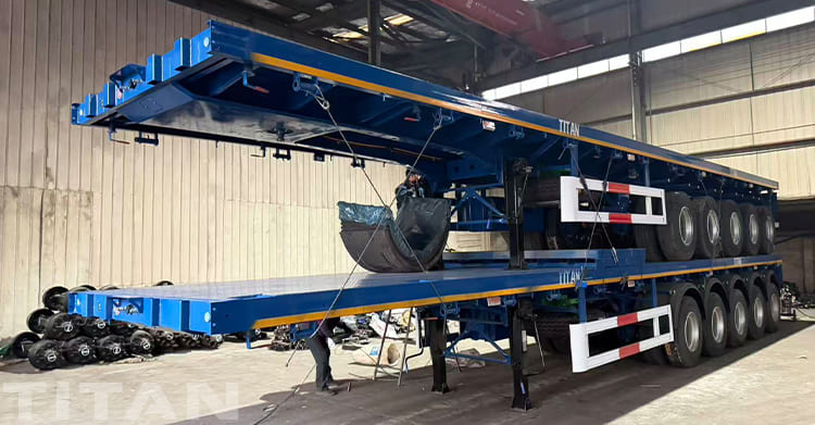 China Flatbed Trailer for Sale in Nigeria