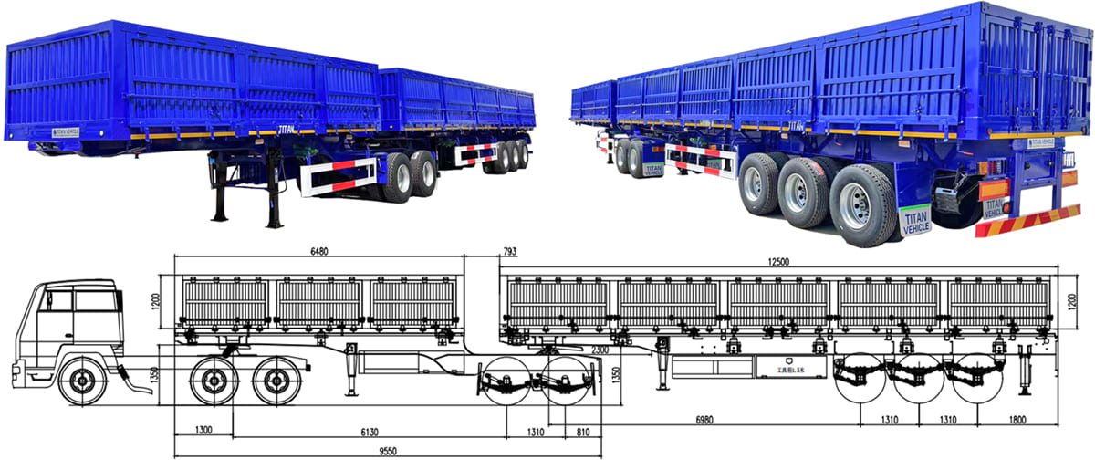 Interlink Side Tipper Trailer - What are the Different Types of Tipper Semi Trailers in Nigeria?