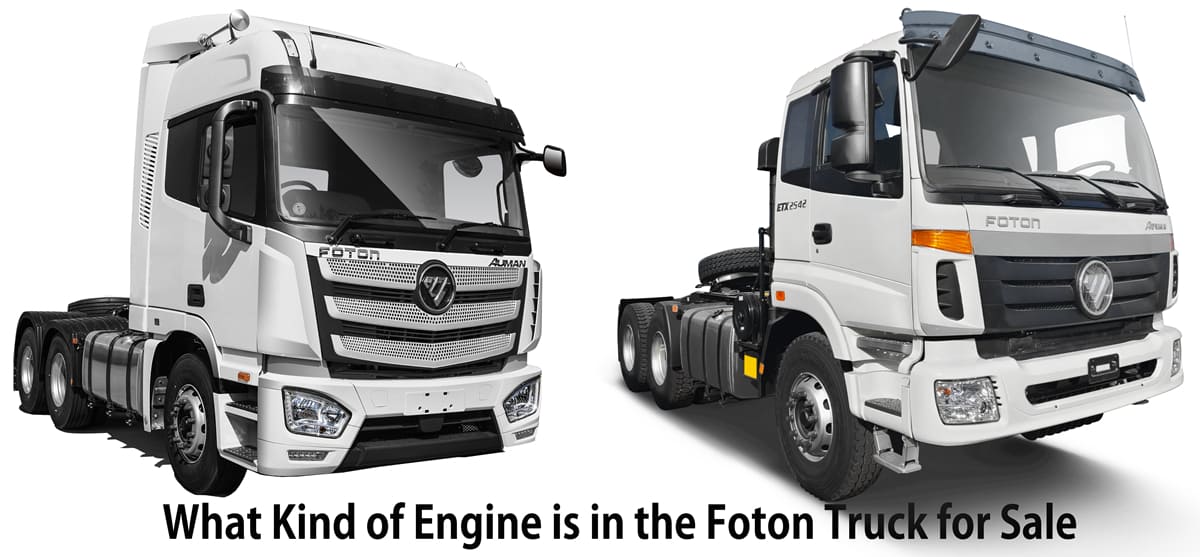 What Kind of Engine is in the Foton Truck for Sale?