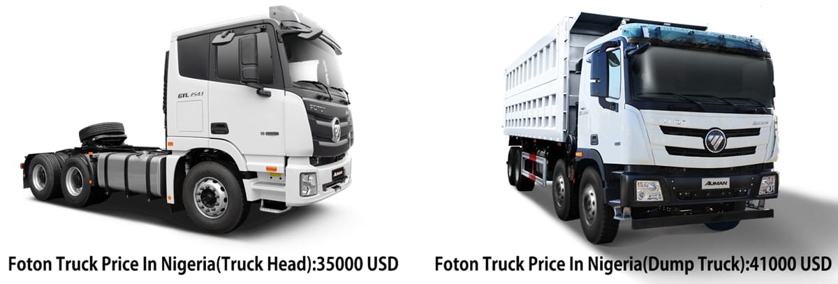 How Much Does a Foton Truck Cost?