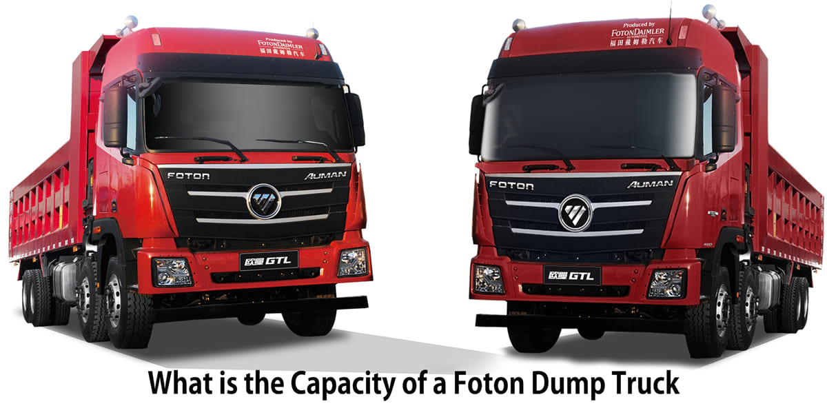 What is the Capacity of a Foton Dump Truck?
