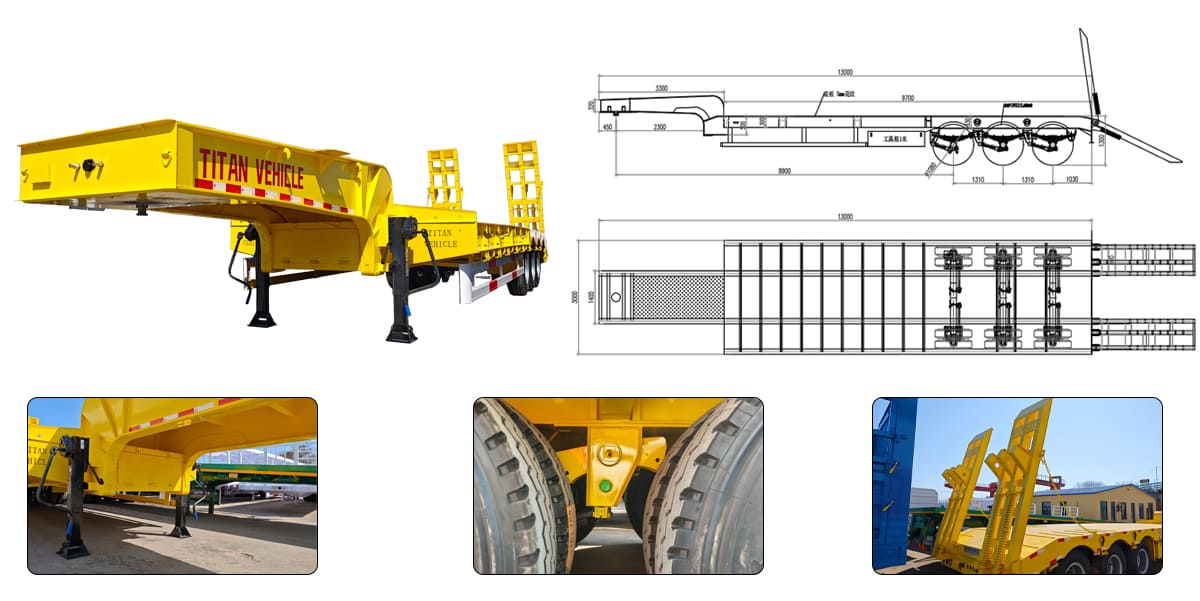 Semi Lowbed Trailer for Sale in Nigeria: Price, Types and Capacity