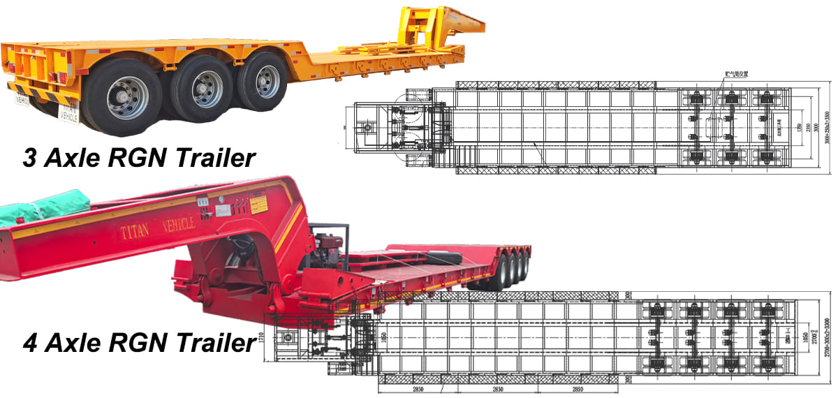 Hydraulic Removable Gooseneck Trailer for Sale in Nigeria
