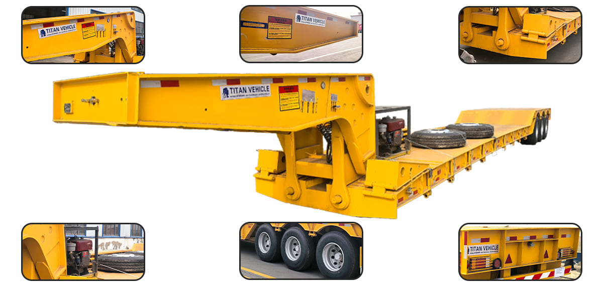 Hydraulic Removable Gooseneck Trailer for Sale in Nigeria