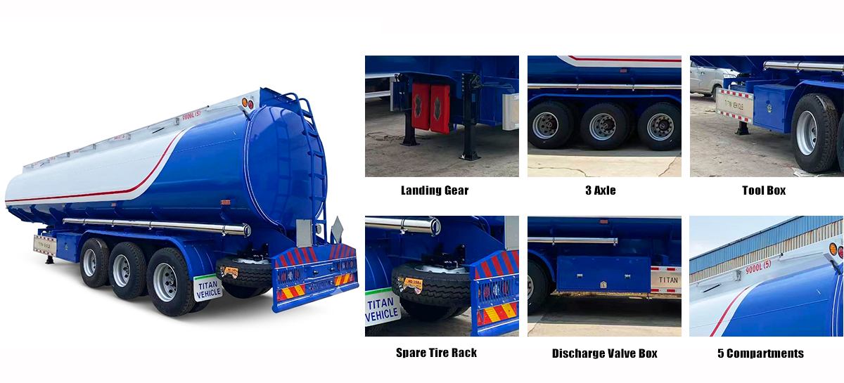 Fuel Tanker Trailer for Sale in Nigeria | 30,000L-60,000L