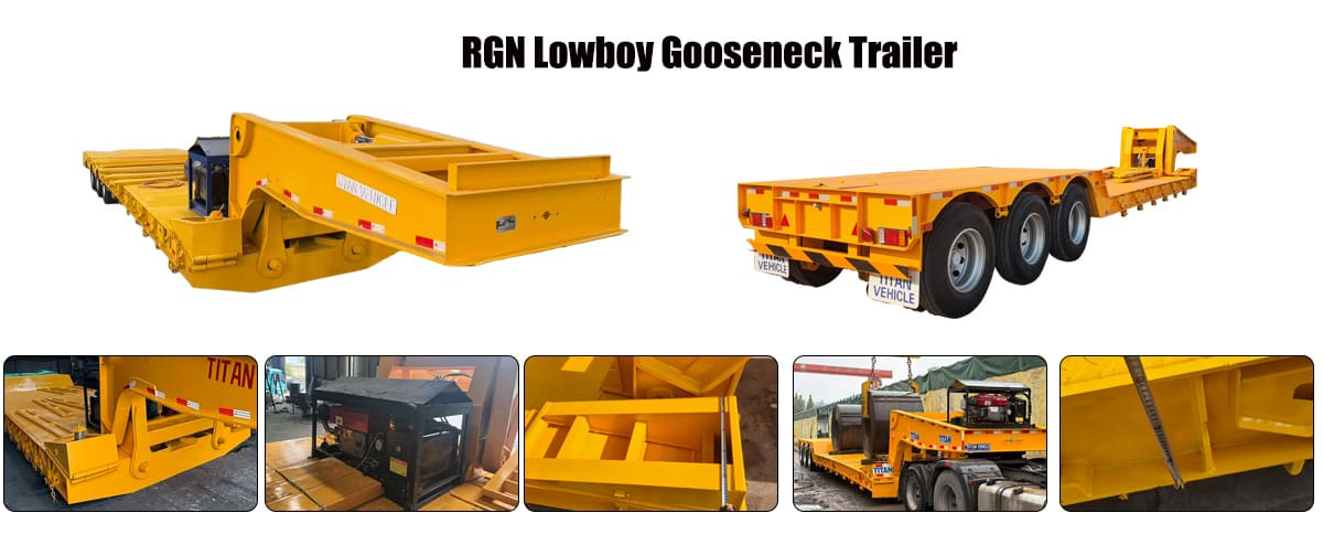 RGN Lowboy Gooseneck Trailer Price for Sale in Nigeria
