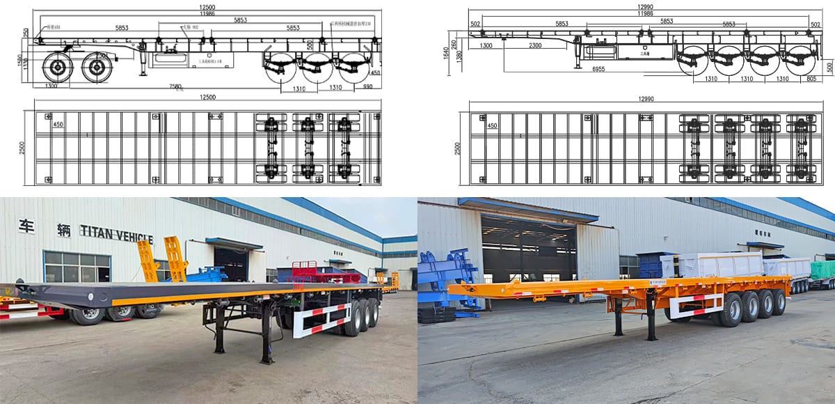 Flatbed Trailer for Sale in Nigeria | Flatbed Trailer Price, Specifications