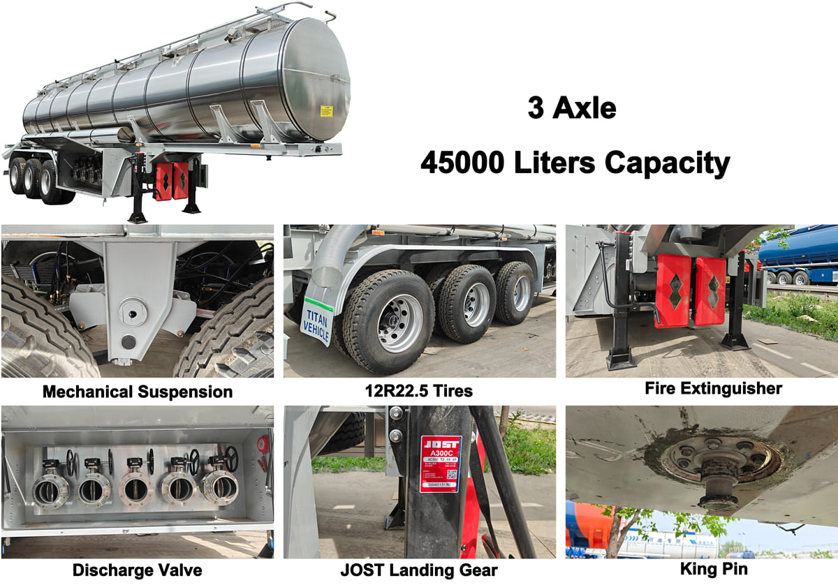 Stainless Steel Tanker for Sale: Available Capacities and Specifications
