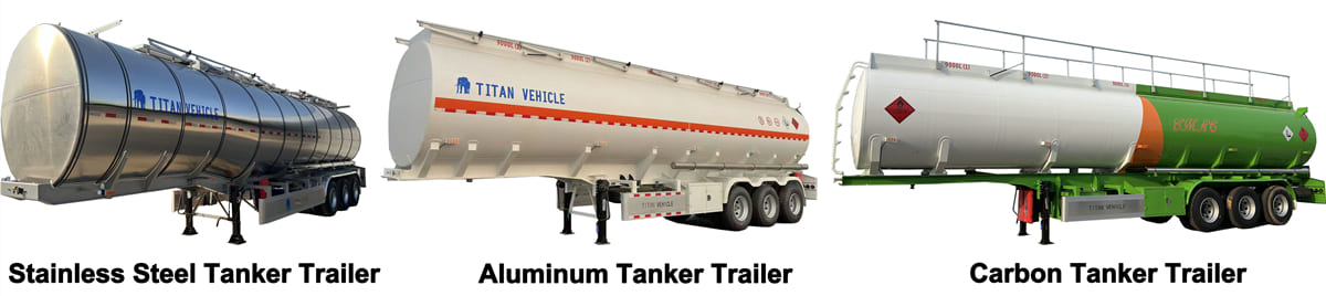 Stainless Tanker Trailer for Sale for Different Liquid Transportation Needs