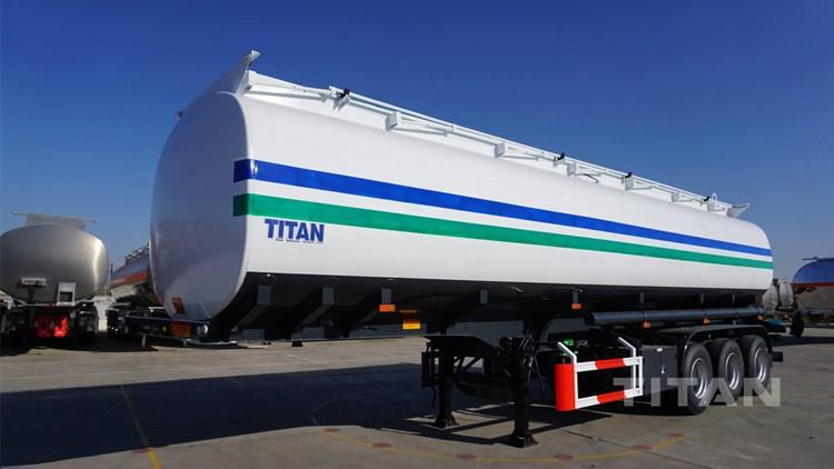 Tri Axle 45000 Liters Fuel Tanker Trailer for Sale In Ghana