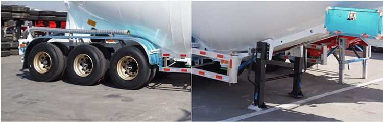 42cbm Cement Bulker Truck Trailer for Sale in Ghana