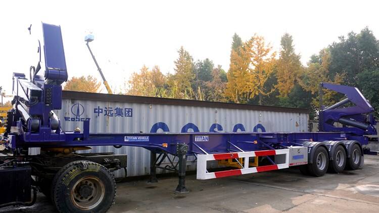 40Ft Container Side Loader Truck Trailer for Sale Near Me in Nigeria Lagos