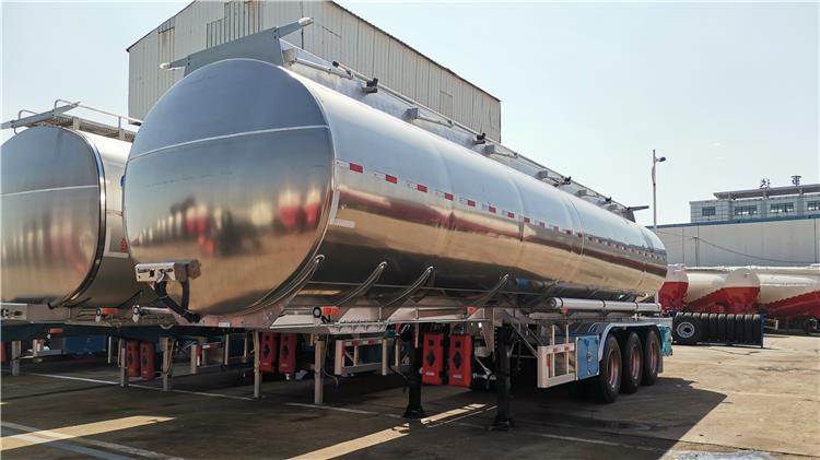 Tri Axle 50000 Litres Aluminum Tanker Trailer for Sale Price | How Much is Fuel Tanker in Nigeria Akassa