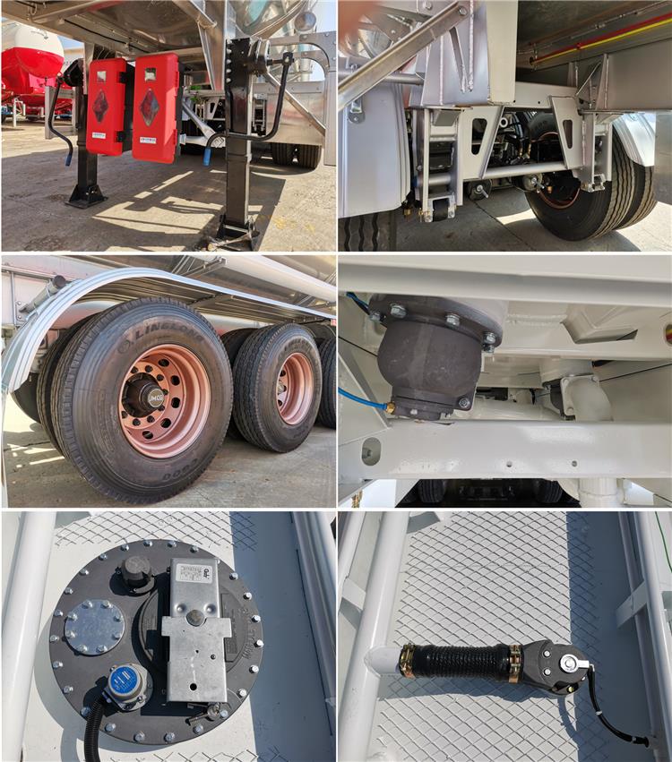 Tri Axle 50000 Litres Aluminum Tanker Trailer for Sale Price | How Much is Fuel Tanker in Nigeria Akassa