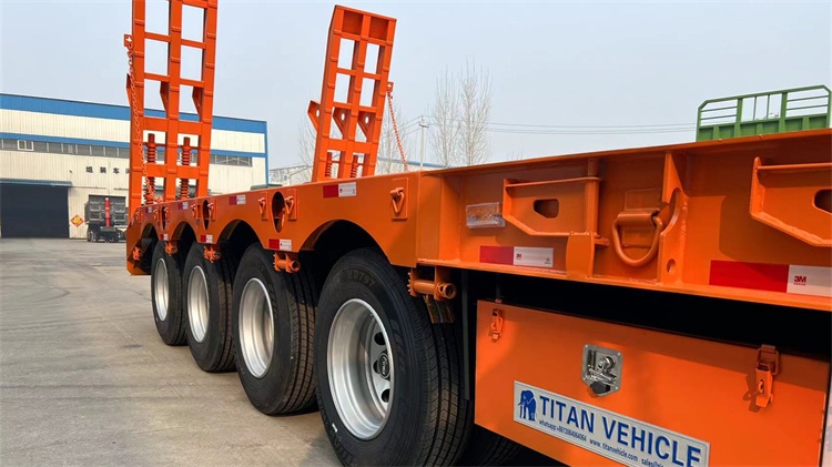 4 Axle 100 Ton Low Loader Trailer Transport for Sale Manufacturer - Sinotruk Nigeria