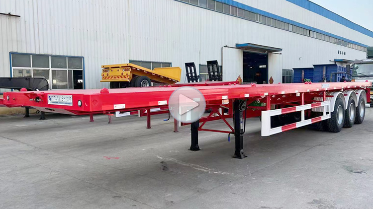 Tri Axle 40 foot Flatbed Semi Trailer for Sale In Nigeria