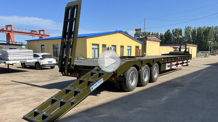 Low Loader Truck Semi Trailer for Sale In Nigeria Abuja