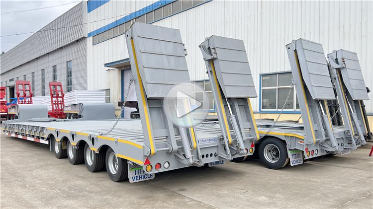 Low Loader Truck Semi Trailer for Sale In Nigeria Abuja