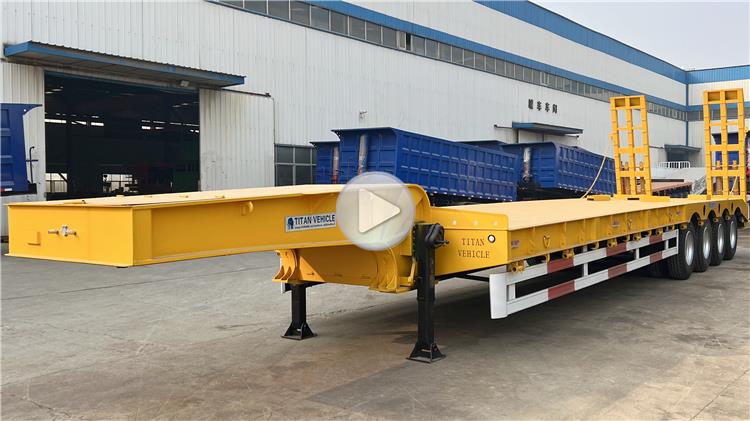 Low Loader Truck Semi Trailer for Sale In Nigeria Abuja