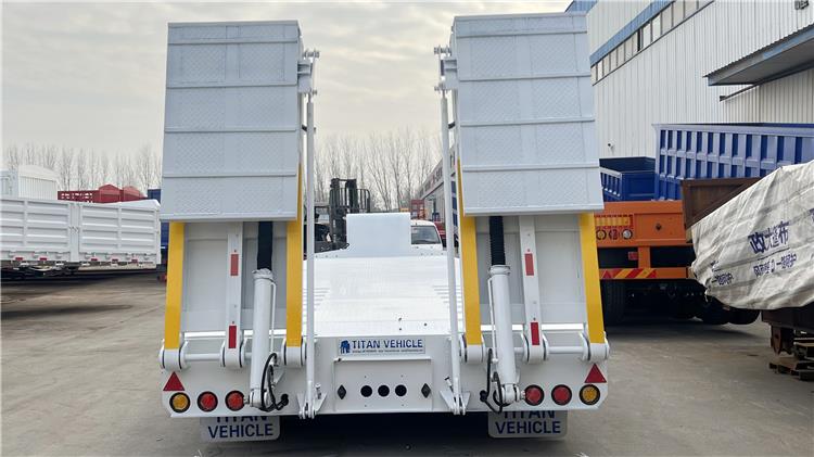 Tri Axle Low Bed Trailer for Sale In Nigeria | Low Bed Truck Trailer Price