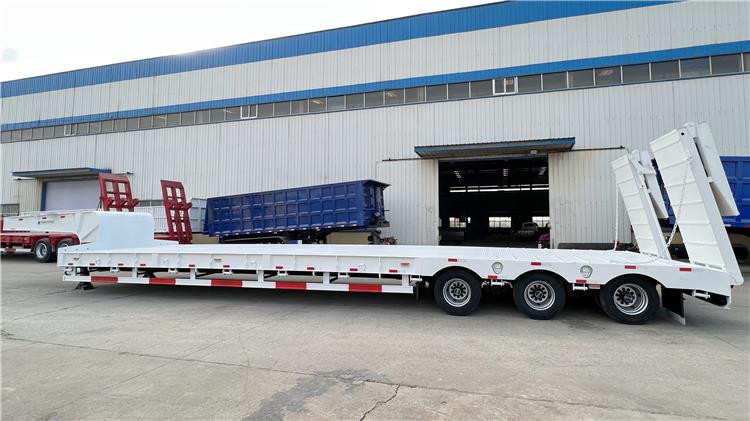 Tri Axle Low Bed Trailer for Sale In Nigeria | Low Bed Truck Trailer Price