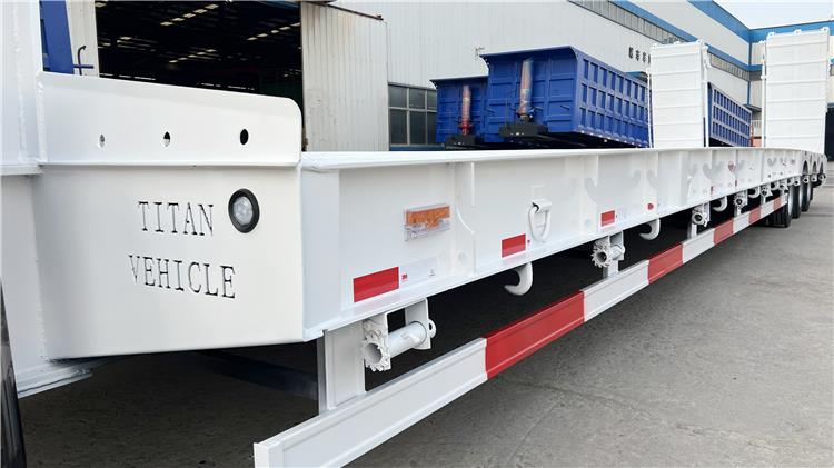 Tri Axle Low Bed Trailer for Sale In Nigeria | Low Bed Truck Trailer Price
