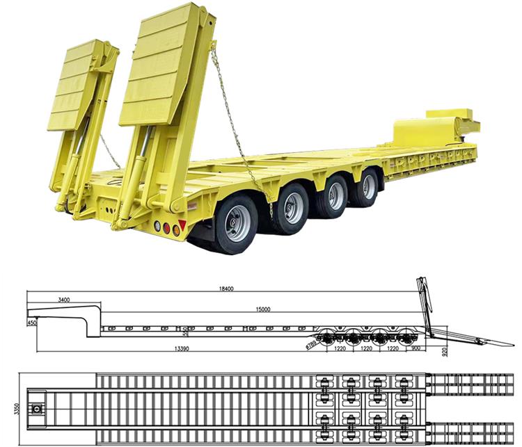Truck Low Loader Trailer Truck Price In Nigeria