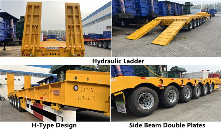 Drop Deck Low Loader Semi Trailer Transport In Lagos | Sinotruk Nigeria