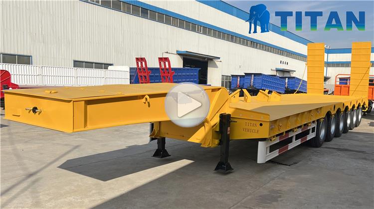 Drop Deck Low Loader Semi Trailer Transport In Lagos | Sinotruk Nigeria