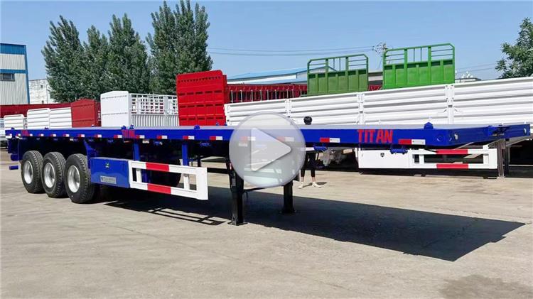 Price of Tripple Tri Axle Flat Bed Semi Trailer In Nigeria