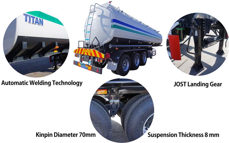 45000 Liters Fuel Tanker Trailer for Sale In Nigeria Lagos
