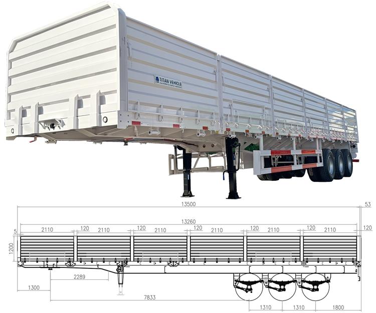 60 Ton Side Wall Semi Trailer for Sale In Nigeria | Sevan Construction Nigeria Limited